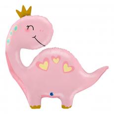 Folieballong Dinosaurie Rosa Coopers Candy