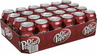 Dr Pepper 33cl x 24st (helt flak) Coopers Candy