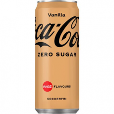 Coca-Cola Vanilla Zero 33cl x 20st (helt flak) Coopers Candy