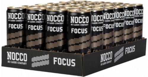 NOCCO Focus Cola 33cl x 24st (helt flak) Coopers Candy