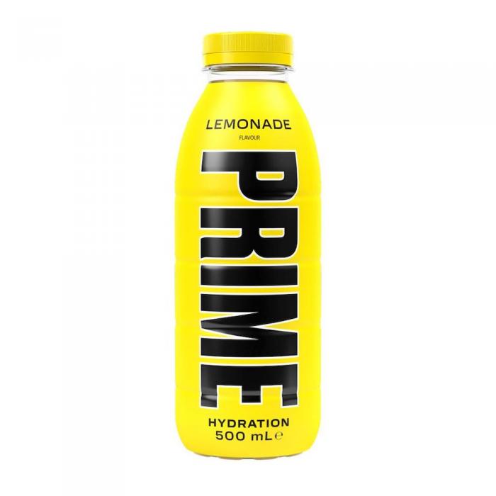 Köp Prime Hydration Lemonade 500ml hos Coopers Candy