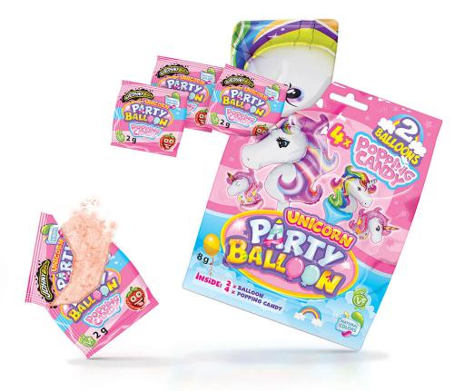 Johny Bee Party Balloon Unicorn 8g Coopers Candy