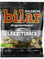 Ahlgrens Bilar Lakritsdäck påse 110g Coopers Candy