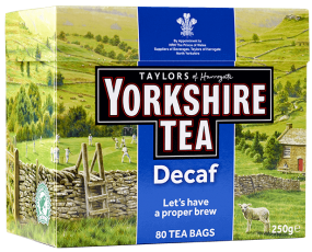 Taylors Yorkshire Decaf Tea 80s Coopers Candy