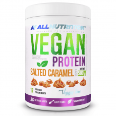 AllNutrition Vegan Protein Salted Caramel 500g Coopers Candy