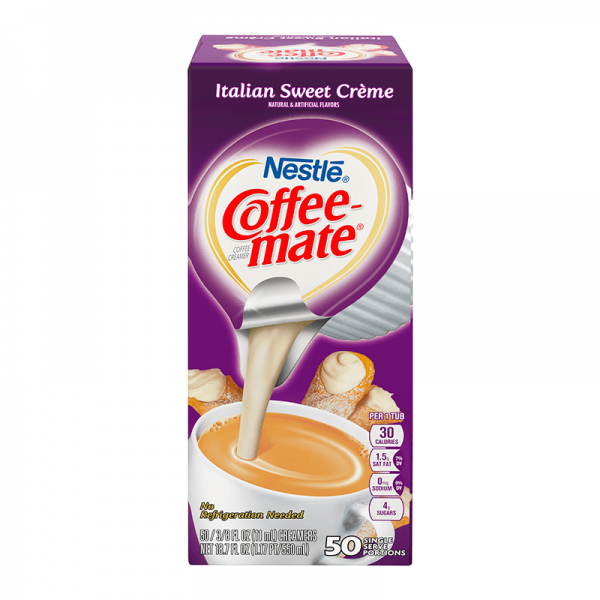 Köp CoffeeMate Liquid Creamer Singles Italian Sweet Cream hos