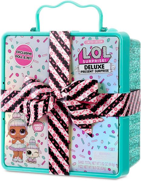 Deluxe Present Surprise with Limited Edition Sprinkles Doll and Pet L.O.L Surprise 
