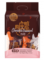 DXC Choklad Croissanter - Jordgubb 8-pack 320g Coopers Candy