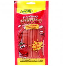 Woogie Strawberry Sticks 85g Coopers Candy