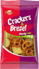 Dunicec Mini Crackers & Brezel Sesame 70g Coopers Candy