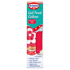 Dr. Oetker Gel Food Colour Red 10g Coopers Candy