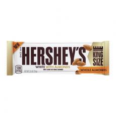 Hersheys White with Almonds 73g Coopers Candy