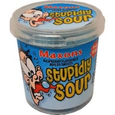 Maxons Stupidly Sour - Blue Raspberry 100g Coopers Candy