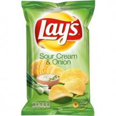 Lays Sourcream & Onion 175g Coopers Candy