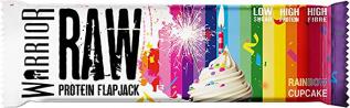 Warrior RAW Protein Flapjack - Rainbow Cupcake 75g Coopers Candy
