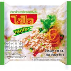 Wai Wai Rice Noodles Vermicelli Minced Pork 55g Coopers Candy