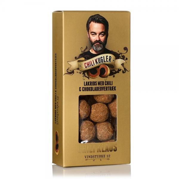 Köp Chili Klaus Chili Guld Kugler vindstyrke 12 hos Coopers Candy