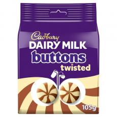 Cadbury Dairy Milk Twisted Buttons 105g Coopers Candy
