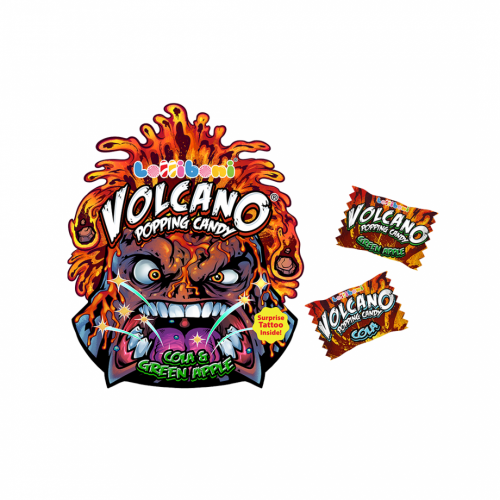 Volcano Popping Candy - Cola & Green Apple 18g Coopers Candy