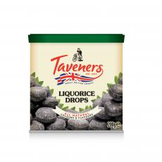 Taveners Liquorice Drops 200g Coopers Candy