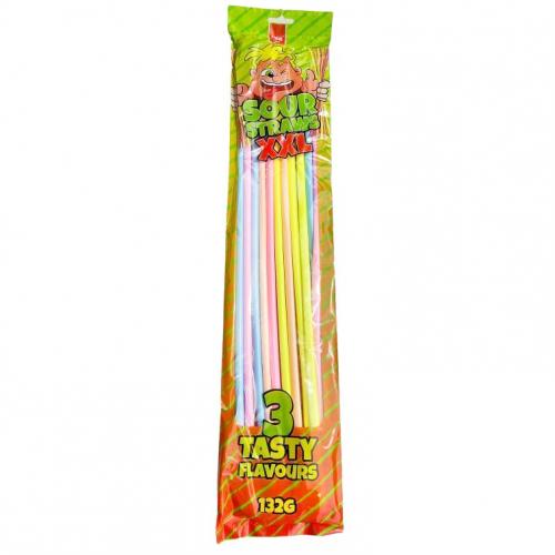 Köp Funlab Sour Straws XXL 132g hos Coopers Candy