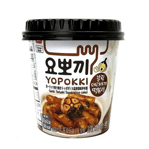 Yopokki Rice Cake Cup Garlic 120g Coopers Candy
