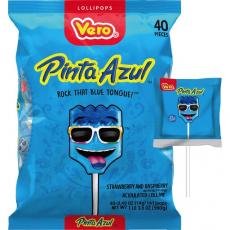 Vero Lollipops - Pinta Azul 40st (560g) Coopers Candy