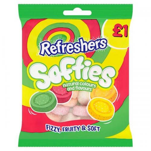 Köp Candyland Refreshers Softies 120g hos Coopers Candy