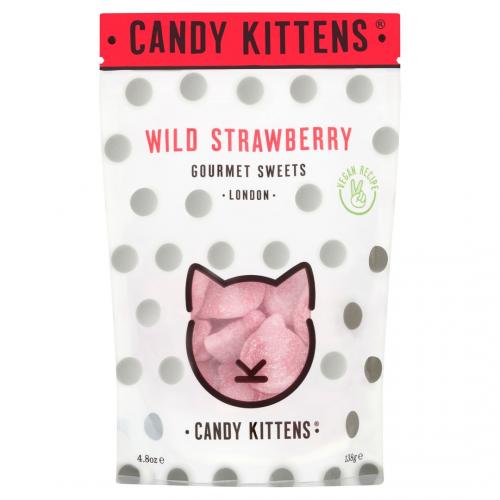 Köp Candy Kittens Wild Strawberry 108g hos Coopers Candy