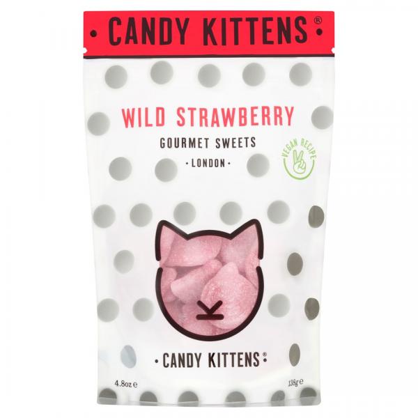 Köp Candy Kittens Wild Strawberry 108g hos Coopers Candy