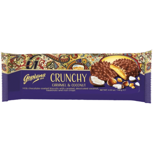 Goplana Crunchy Caramel & Coconut 140g Coopers Candy