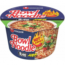 Nongshim Noodles Hot & Spicy Bowl 100g Coopers Candy