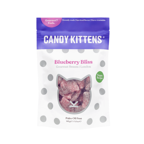 Köp Candy Kittens Blueberry Bliss 125g hos Coopers Candy