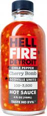 Hell Fire Detroit Cherry Bomb Hot Sauce 118ml Coopers Candy