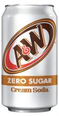 A&W Cream Soda Zero Sugar 355ml Coopers Candy