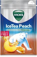 Vicks IceTea Peach 72g Coopers Candy