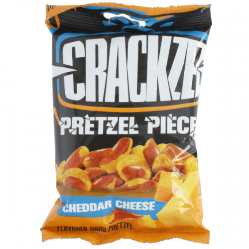 Crackzel Pretzel Pieces Cheddar Cheese 85g Coopers Candy