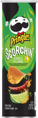 Pringles Scorchin Chili & Lime 158g Coopers Candy