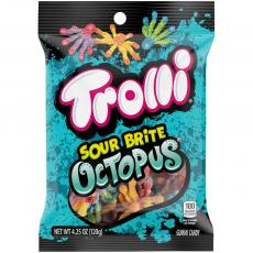 Trolli Sour Brite Octopus 120g Coopers Candy
