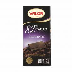 Valor 82% Mörk Choklad 100g (BF: 2024-01-31) Coopers Candy