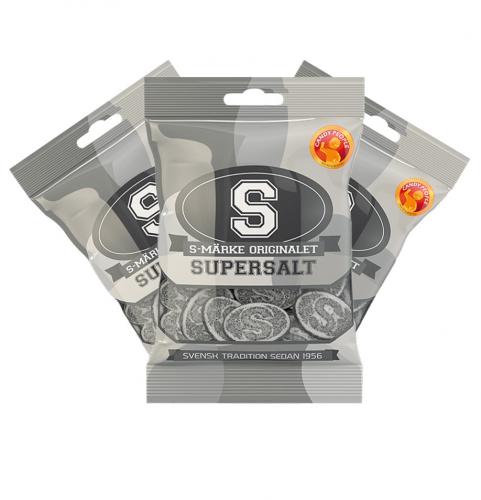 S-Mrke Supersalta 80g x 3st Coopers Candy