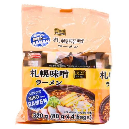 Ippin Sapporo Miso Flavour Ramen 320g Coopers Candy