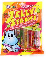 ABC Happy Hippo Jelly Straws 300g Coopers Candy