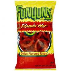 Funyuns Onion Rings Flamin Hot 163g (BF: 2023-10-31) Coopers Candy