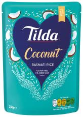 Tilda Steamed Coconut Basmati Rice 250g Coopers Candy