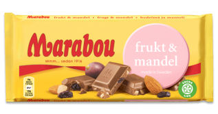 Marabou Frukt & Mandel 100g (BF: 2024-02-24) Coopers Candy