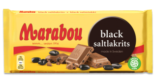 Marabou Black Saltlakrits 100g Coopers Candy
