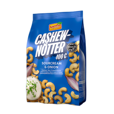 Exotic Snacks Cashew Sourcream & Onion 400g Coopers Candy