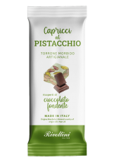 Capricci al Pistacchio - Mjuk Nougat med Pistagenötter & Mörk Choklad 20g Coopers Candy