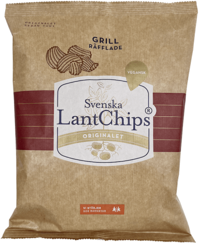 Lantchips Grill Räfflade 200g (BF: 2024-02-18) Coopers Candy
